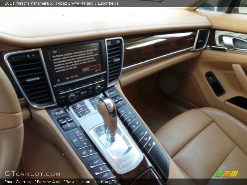 Topaz Brown Metallic / Luxor Beige 2011 Porsche Panamera S