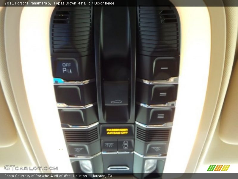 Topaz Brown Metallic / Luxor Beige 2011 Porsche Panamera S