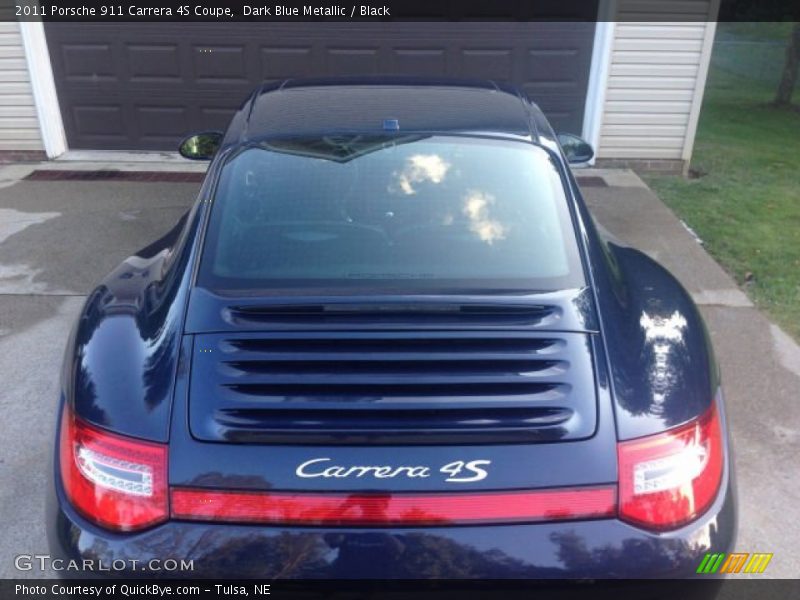 Dark Blue Metallic / Black 2011 Porsche 911 Carrera 4S Coupe