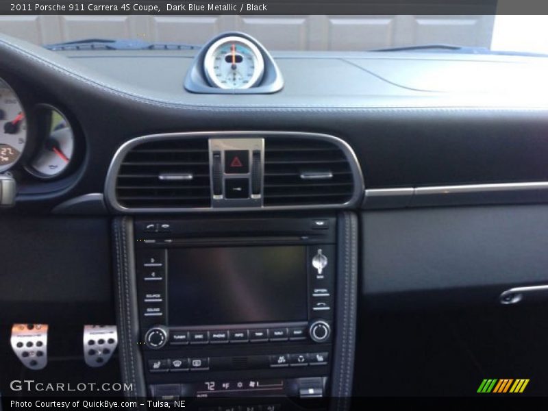 Dark Blue Metallic / Black 2011 Porsche 911 Carrera 4S Coupe