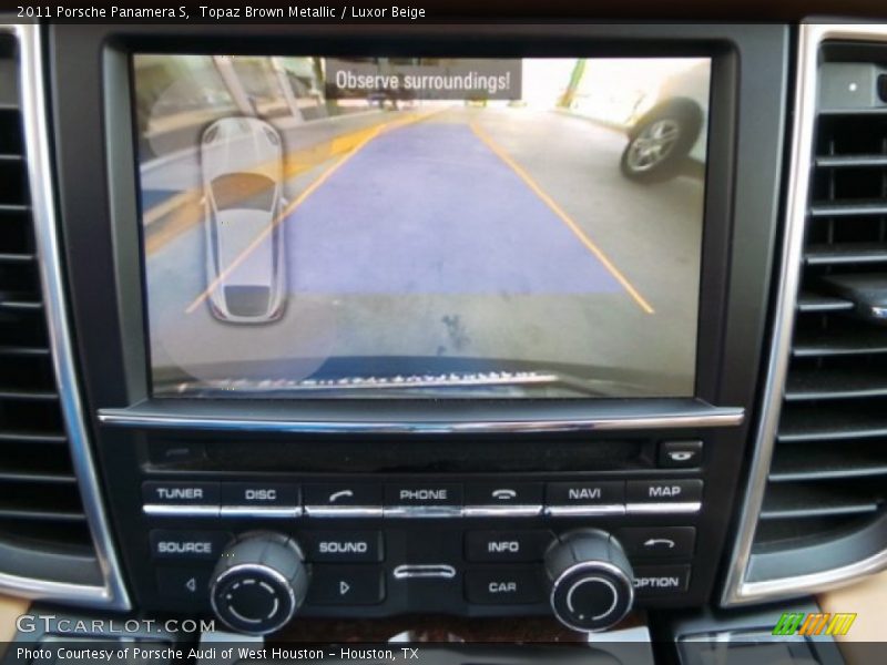 Topaz Brown Metallic / Luxor Beige 2011 Porsche Panamera S