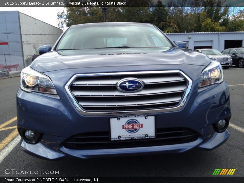Twilight Blue Metallic / Slate Black 2015 Subaru Legacy 2.5i Limited