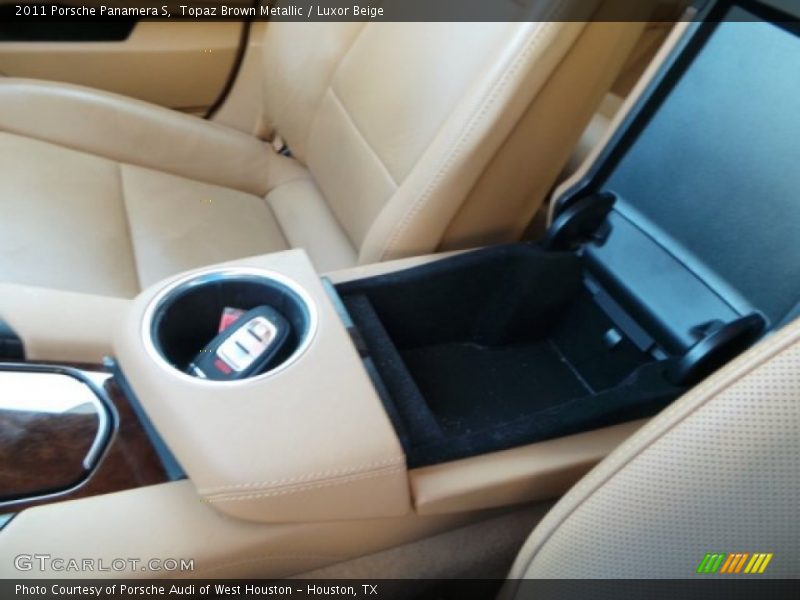 Topaz Brown Metallic / Luxor Beige 2011 Porsche Panamera S