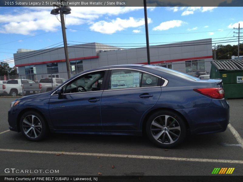 Twilight Blue Metallic / Slate Black 2015 Subaru Legacy 2.5i Limited