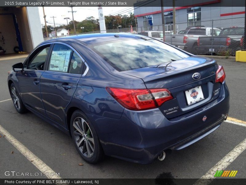 Twilight Blue Metallic / Slate Black 2015 Subaru Legacy 2.5i Limited