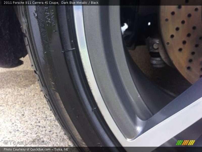 Dark Blue Metallic / Black 2011 Porsche 911 Carrera 4S Coupe