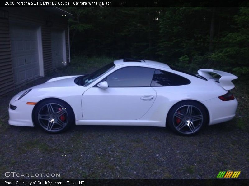 Carrara White / Black 2008 Porsche 911 Carrera S Coupe