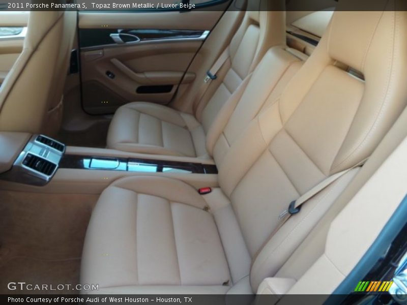 Topaz Brown Metallic / Luxor Beige 2011 Porsche Panamera S