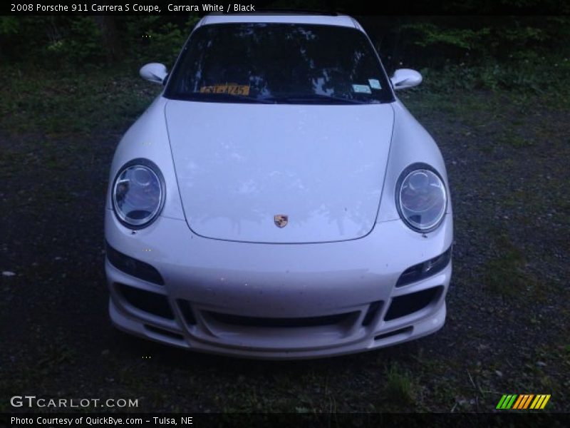 Carrara White / Black 2008 Porsche 911 Carrera S Coupe