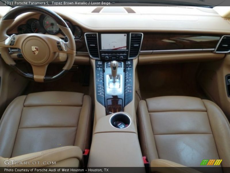 Topaz Brown Metallic / Luxor Beige 2011 Porsche Panamera S