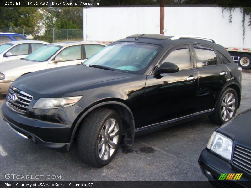 Black Obsidian / Graphite 2008 Infiniti FX 35 AWD