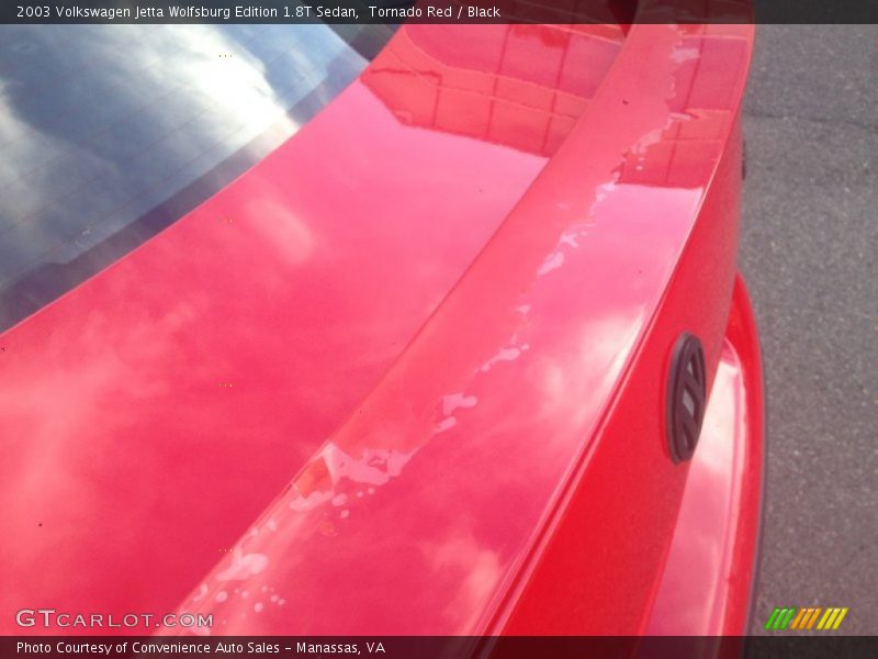 Tornado Red / Black 2003 Volkswagen Jetta Wolfsburg Edition 1.8T Sedan