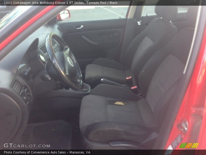 Tornado Red / Black 2003 Volkswagen Jetta Wolfsburg Edition 1.8T Sedan