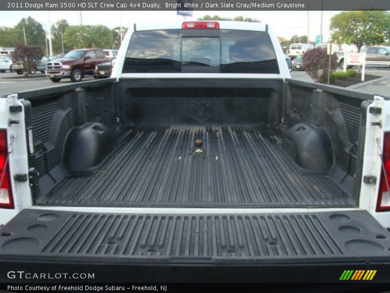 Bright White / Dark Slate Gray/Medium Graystone 2011 Dodge Ram 3500 HD SLT Crew Cab 4x4 Dually