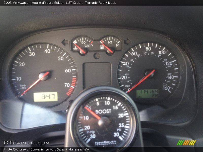 Tornado Red / Black 2003 Volkswagen Jetta Wolfsburg Edition 1.8T Sedan