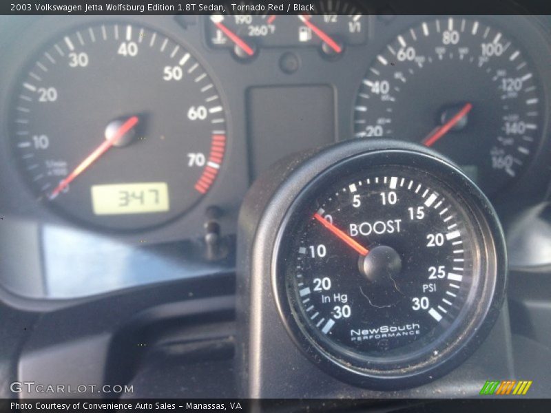 Tornado Red / Black 2003 Volkswagen Jetta Wolfsburg Edition 1.8T Sedan