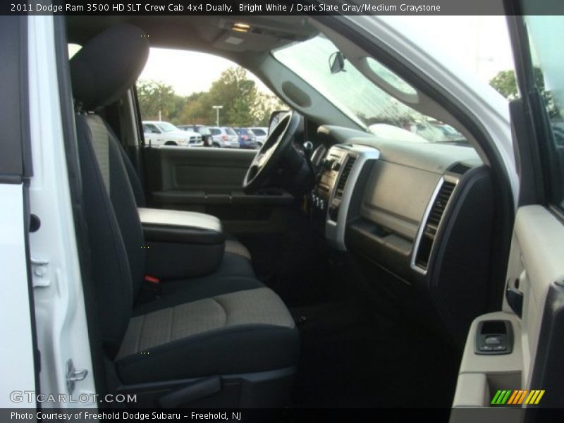 Bright White / Dark Slate Gray/Medium Graystone 2011 Dodge Ram 3500 HD SLT Crew Cab 4x4 Dually
