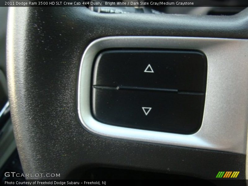 Bright White / Dark Slate Gray/Medium Graystone 2011 Dodge Ram 3500 HD SLT Crew Cab 4x4 Dually