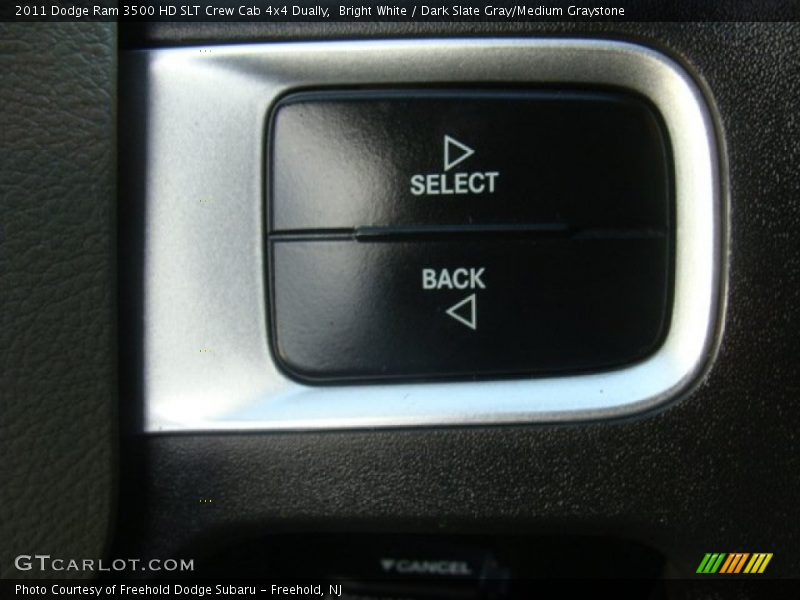 Bright White / Dark Slate Gray/Medium Graystone 2011 Dodge Ram 3500 HD SLT Crew Cab 4x4 Dually