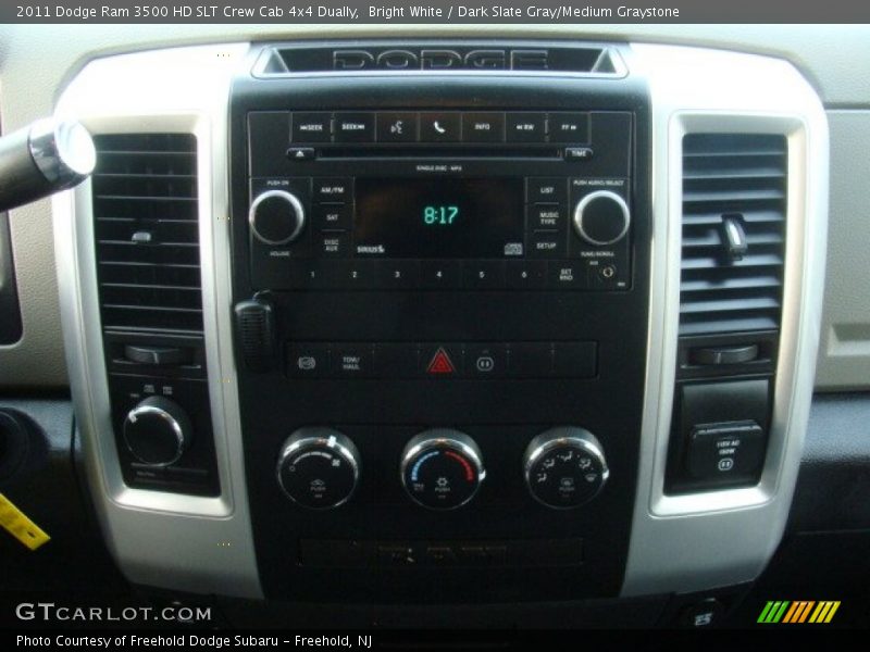 Bright White / Dark Slate Gray/Medium Graystone 2011 Dodge Ram 3500 HD SLT Crew Cab 4x4 Dually