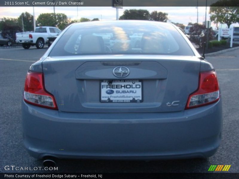 Cement Gray / Dark Charcoal 2011 Scion tC