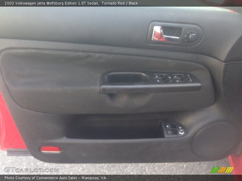 Tornado Red / Black 2003 Volkswagen Jetta Wolfsburg Edition 1.8T Sedan