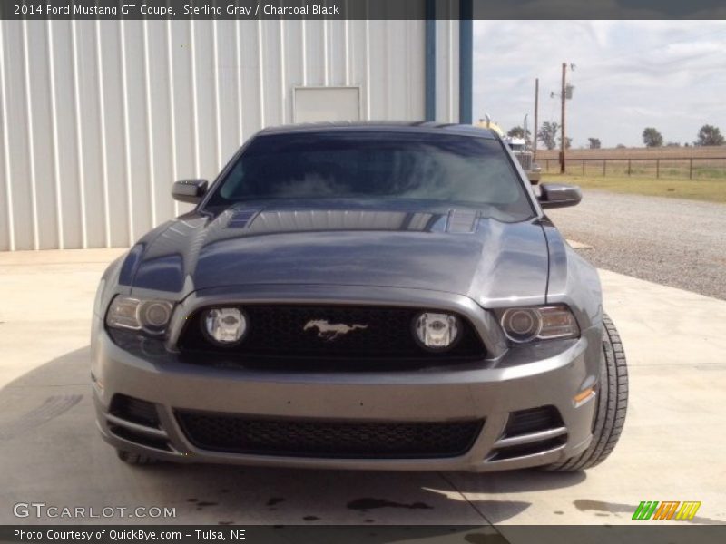 Sterling Gray / Charcoal Black 2014 Ford Mustang GT Coupe