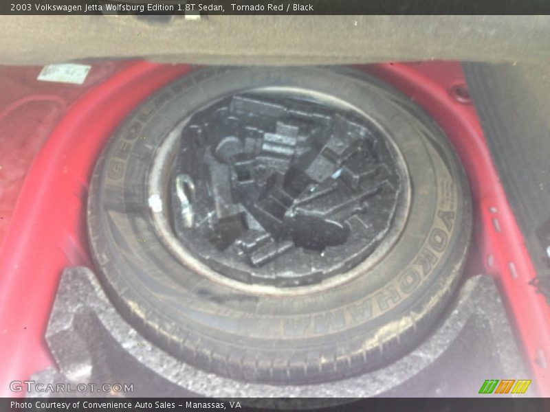 Tornado Red / Black 2003 Volkswagen Jetta Wolfsburg Edition 1.8T Sedan