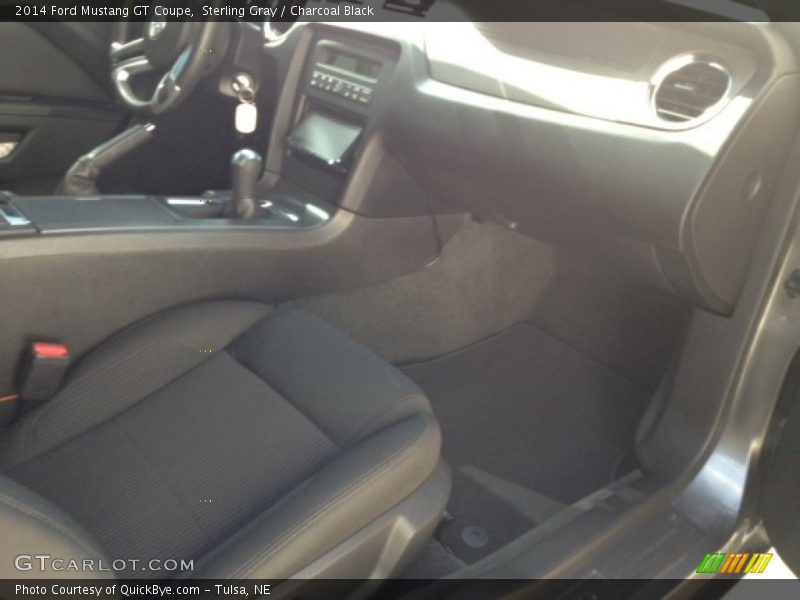 Sterling Gray / Charcoal Black 2014 Ford Mustang GT Coupe