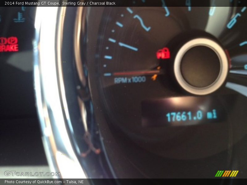 Sterling Gray / Charcoal Black 2014 Ford Mustang GT Coupe