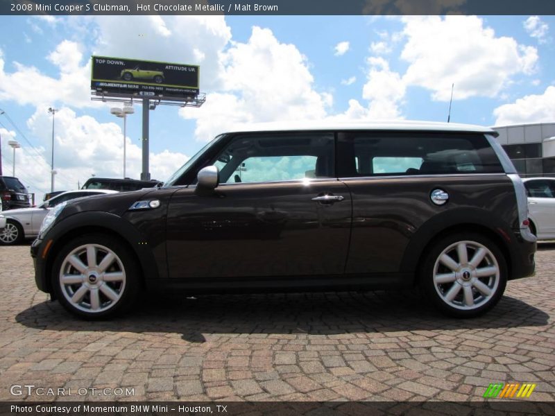 Hot Chocolate Metallic / Malt Brown 2008 Mini Cooper S Clubman