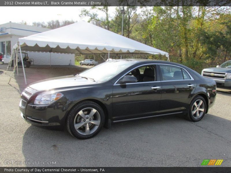 Black Granite Metallic / Ebony 2012 Chevrolet Malibu LT