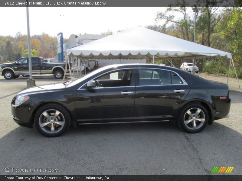 Black Granite Metallic / Ebony 2012 Chevrolet Malibu LT