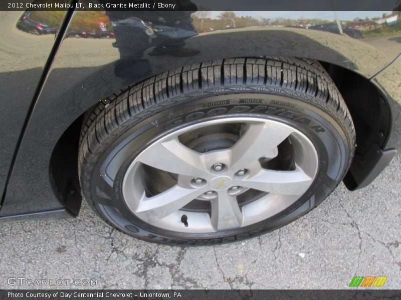 Black Granite Metallic / Ebony 2012 Chevrolet Malibu LT