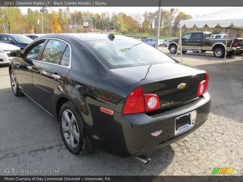 Black Granite Metallic / Ebony 2012 Chevrolet Malibu LT