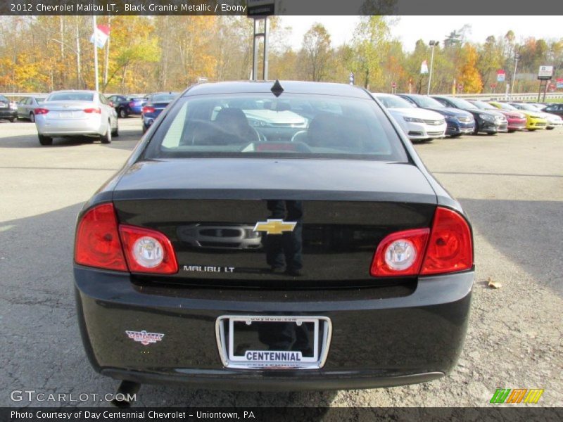 Black Granite Metallic / Ebony 2012 Chevrolet Malibu LT