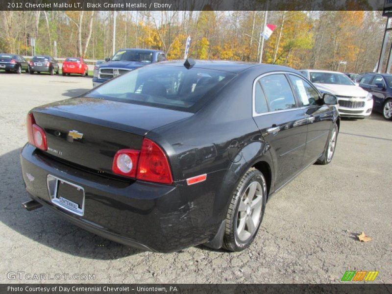 Black Granite Metallic / Ebony 2012 Chevrolet Malibu LT