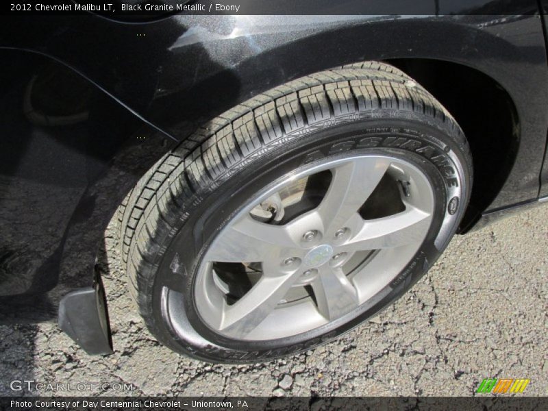 Black Granite Metallic / Ebony 2012 Chevrolet Malibu LT