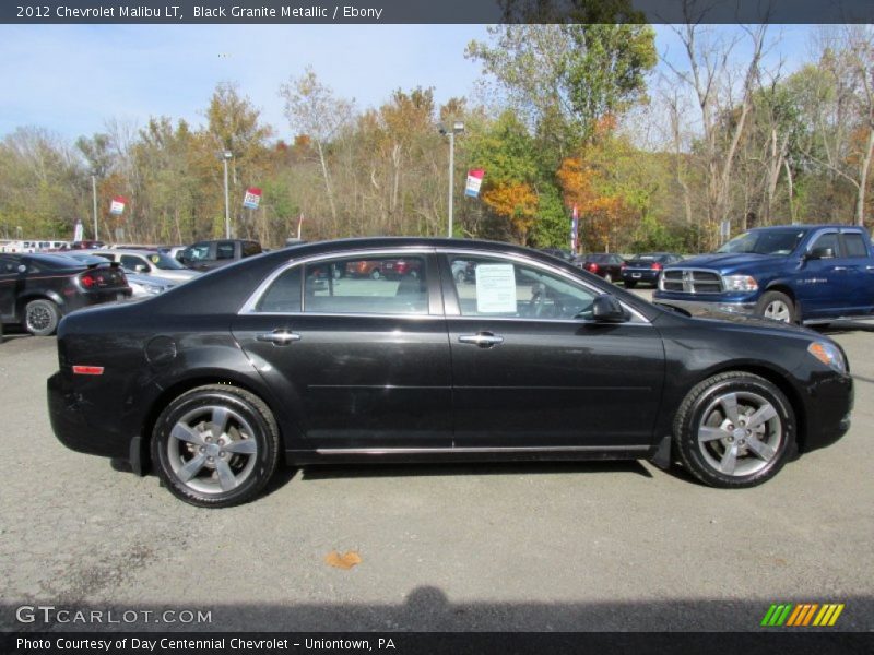 Black Granite Metallic / Ebony 2012 Chevrolet Malibu LT