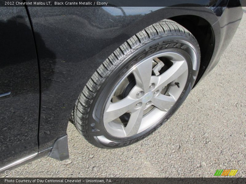 Black Granite Metallic / Ebony 2012 Chevrolet Malibu LT