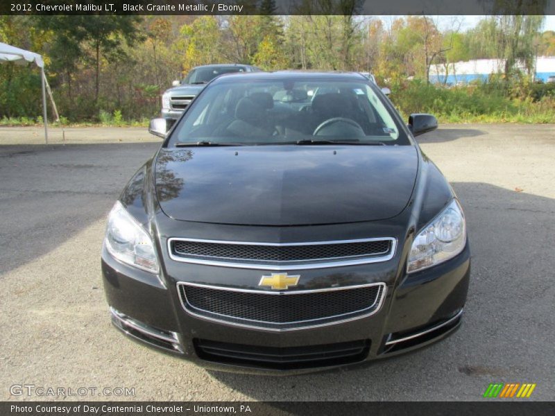 Black Granite Metallic / Ebony 2012 Chevrolet Malibu LT