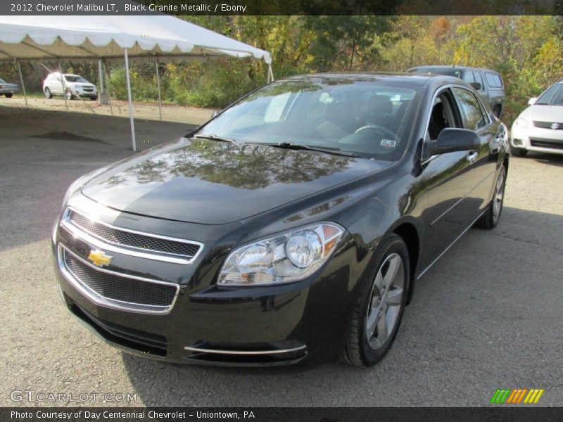 Black Granite Metallic / Ebony 2012 Chevrolet Malibu LT