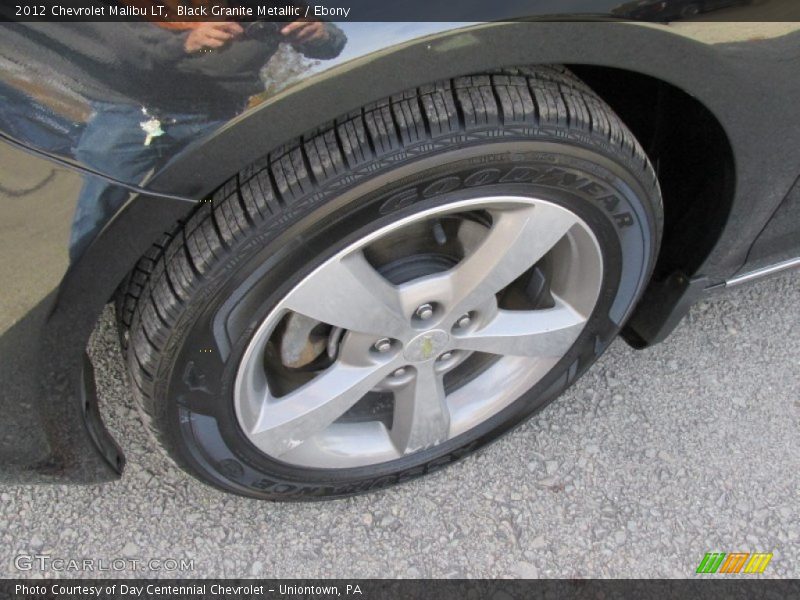 Black Granite Metallic / Ebony 2012 Chevrolet Malibu LT