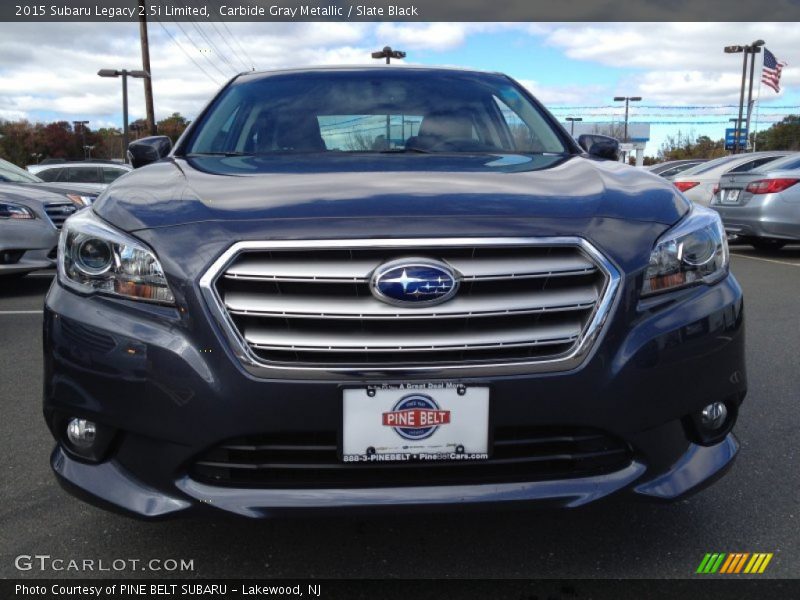 Carbide Gray Metallic / Slate Black 2015 Subaru Legacy 2.5i Limited