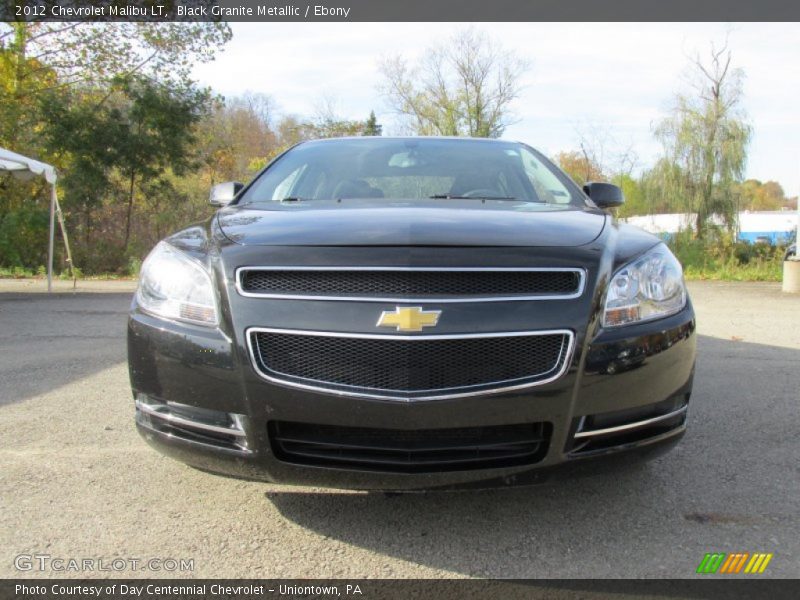 Black Granite Metallic / Ebony 2012 Chevrolet Malibu LT