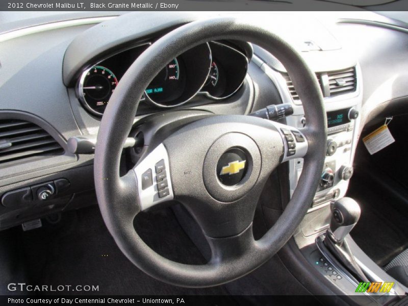 Black Granite Metallic / Ebony 2012 Chevrolet Malibu LT