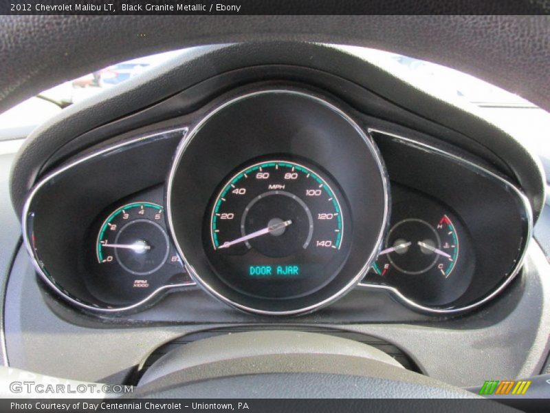 Black Granite Metallic / Ebony 2012 Chevrolet Malibu LT