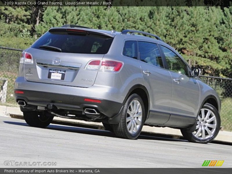 Liquid Silver Metallic / Black 2009 Mazda CX-9 Grand Touring