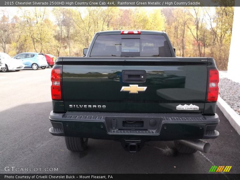 Rainforest Green Metallic / High Country Saddle 2015 Chevrolet Silverado 2500HD High Country Crew Cab 4x4