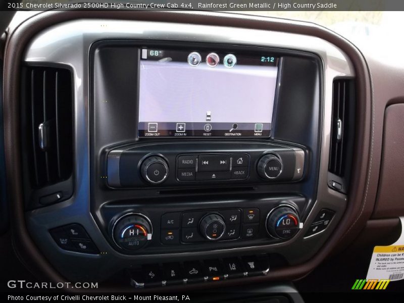 Rainforest Green Metallic / High Country Saddle 2015 Chevrolet Silverado 2500HD High Country Crew Cab 4x4